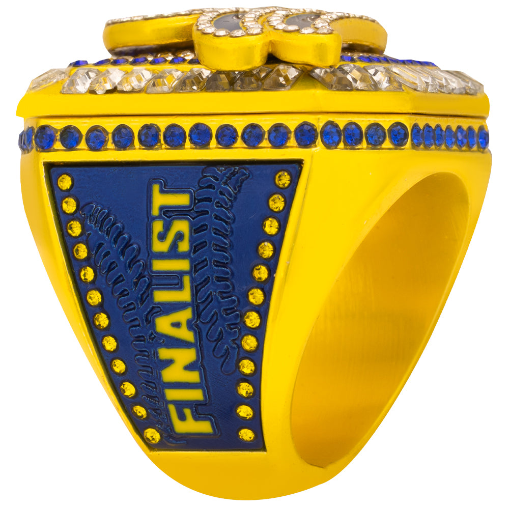 USSSA Blue and Yellow Supreme Tournament Rings