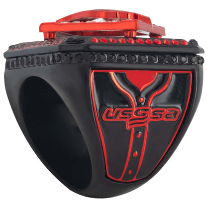 USSSA Riser Red & Black Tournament Rings