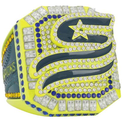 USSSA Neon Yellow & Dark Blue Supreme Tournament Rings