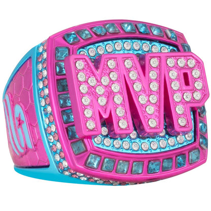 USSSA MVP Ring - Bright Blue and Pink