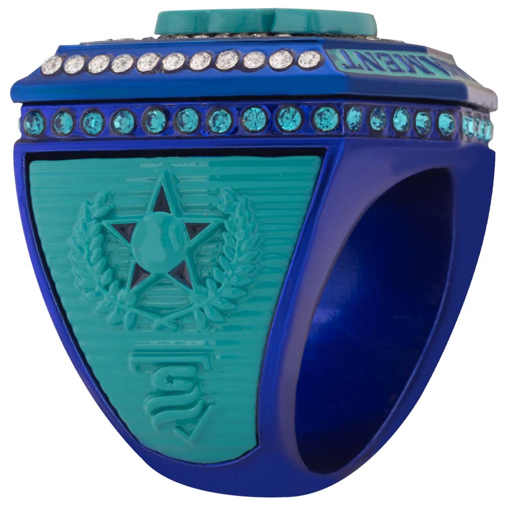 USSSA Turquoise & Blue Tournament Rings