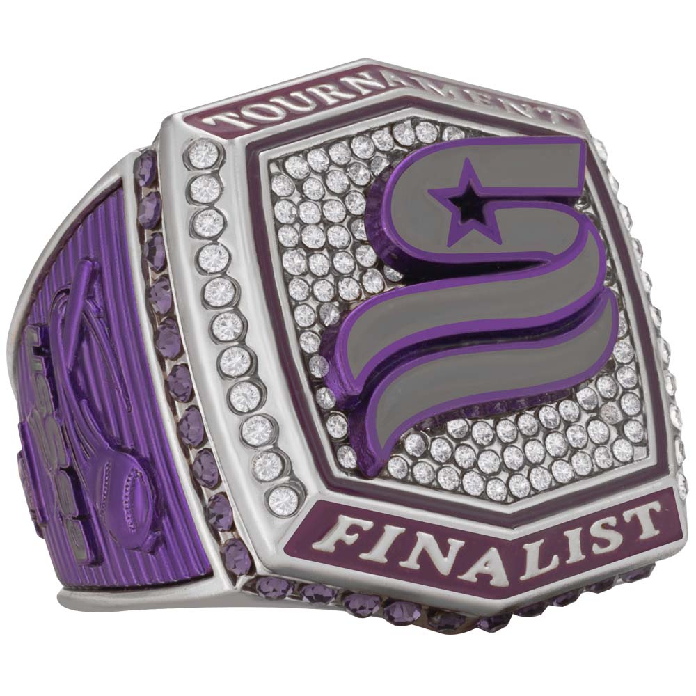 USSSA Purple & Chrome Supreme Tournament Rings
