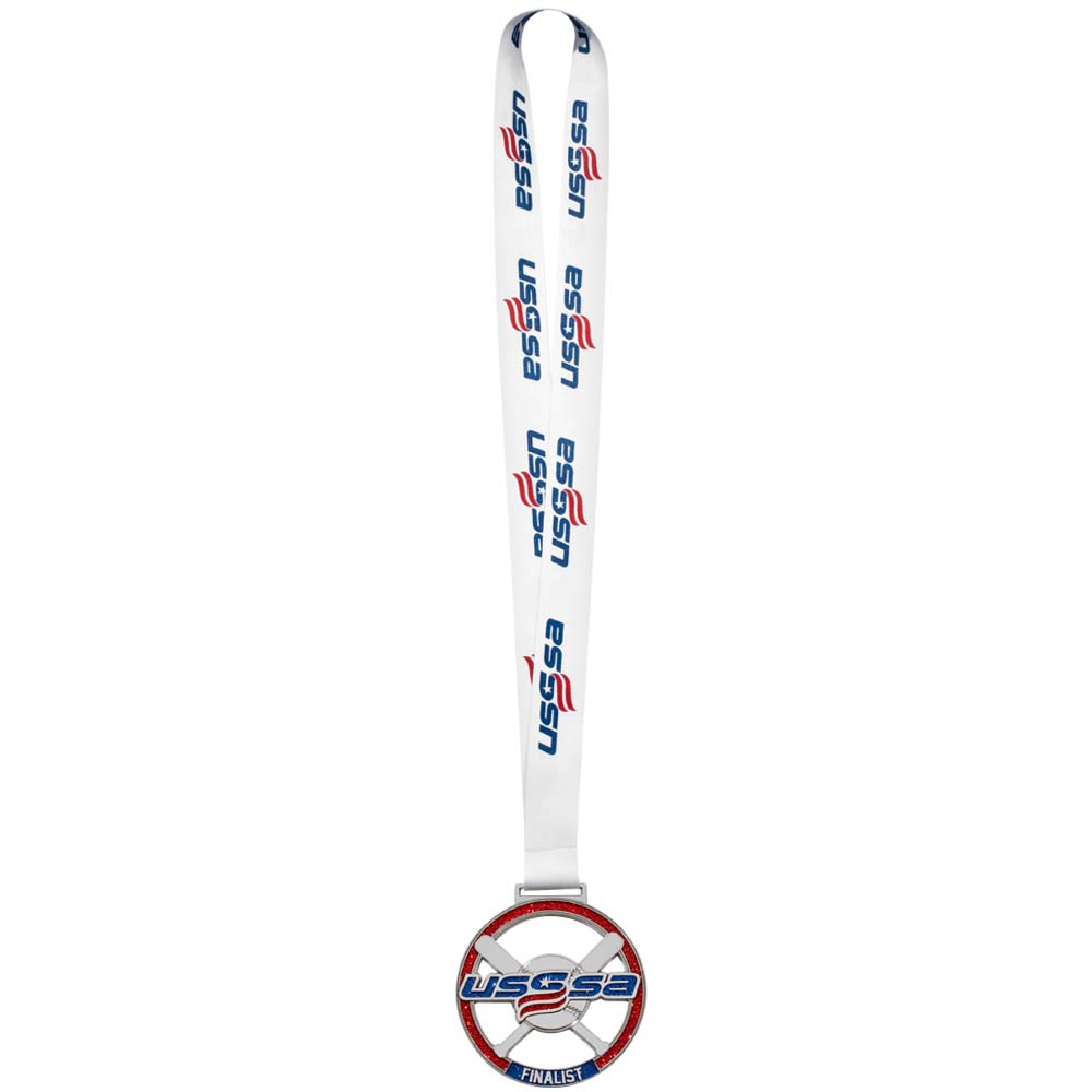 BALL & BAT MEDAL- GOLD/SILVER