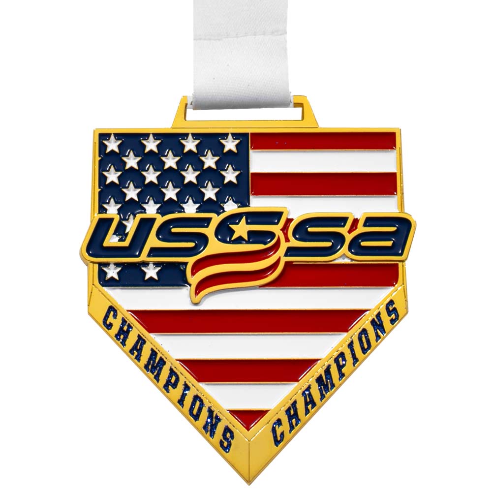 RWB HOME PLATE MEDAL- GOLD/SILVER