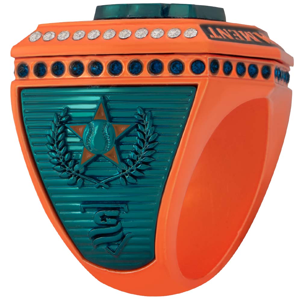 USSSA Green & Orange Tournament Rings