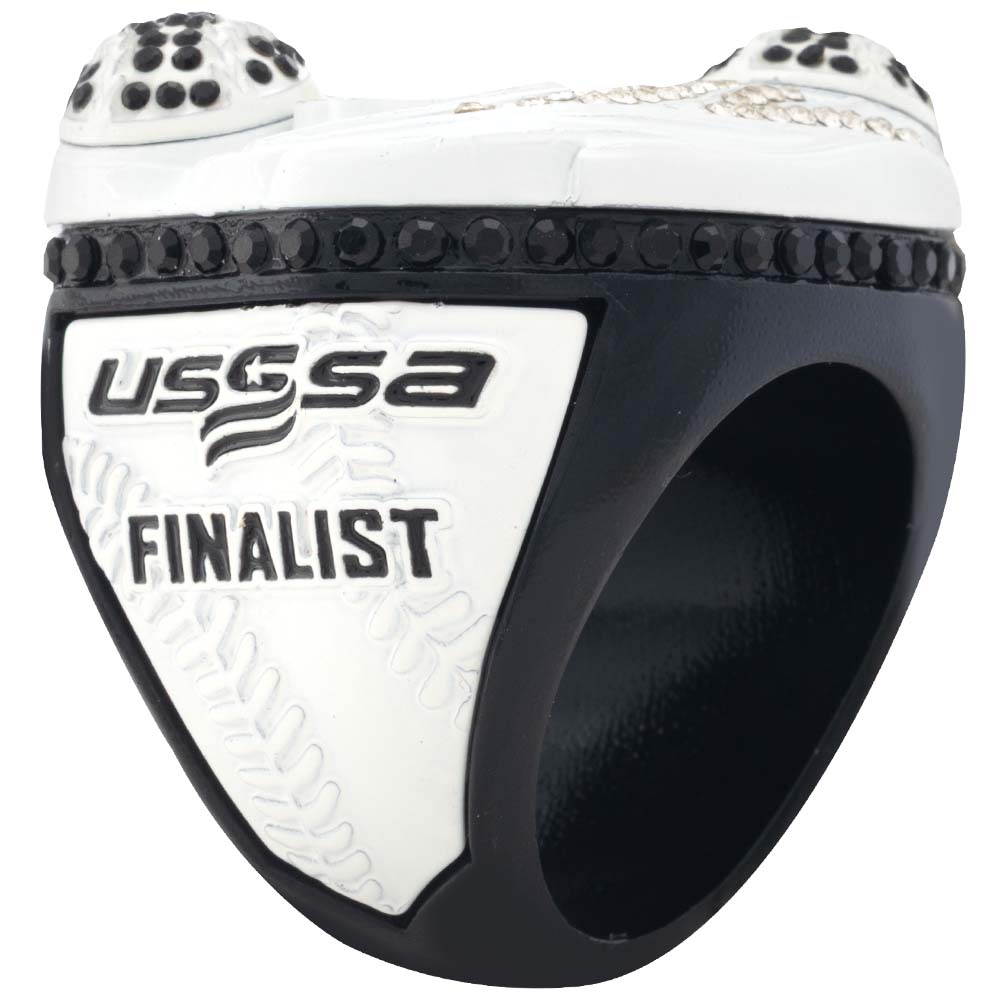 USSSA Hurricane Black & White Tournament Rings