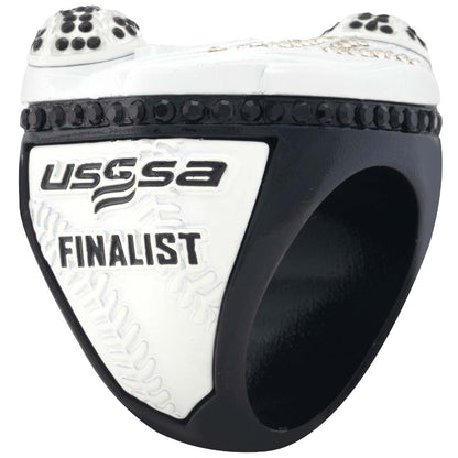 USSSA Hurricane Black & White Tournament Rings