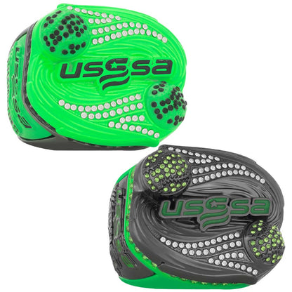USSSA Hurricane Neon Green & Gun Metal Tournament Rings