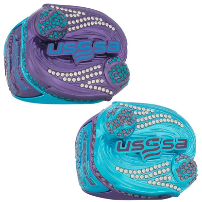 USSSA Hurricane Purple & Teal Tournament Rings
