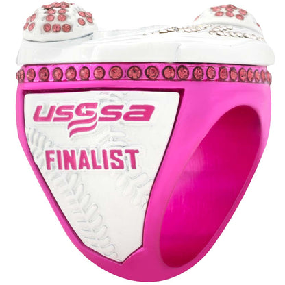 USSSA Hurricane Pink & White Tournament Rings