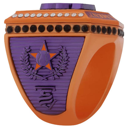 USSSA Orange and Purple Supreme Tournament Ring