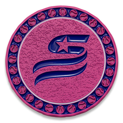 USSSA Player of the Game COINS - Blue and Pink